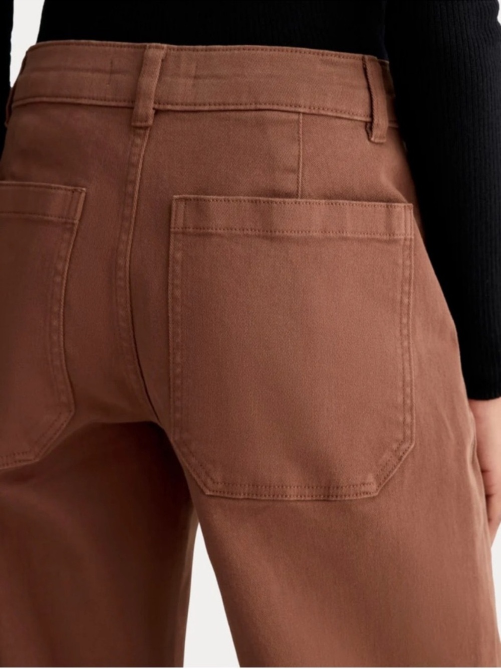 New Everlane THE UTILITY STRAIGHT-LEG PANT in Rosewood Size 6L - Picture 2 of 14